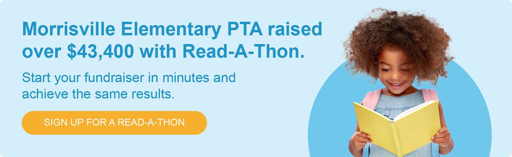 Click through to sign up for a free Read-A-Thon and start engaging your community with this highly engaging library fundraiser.
